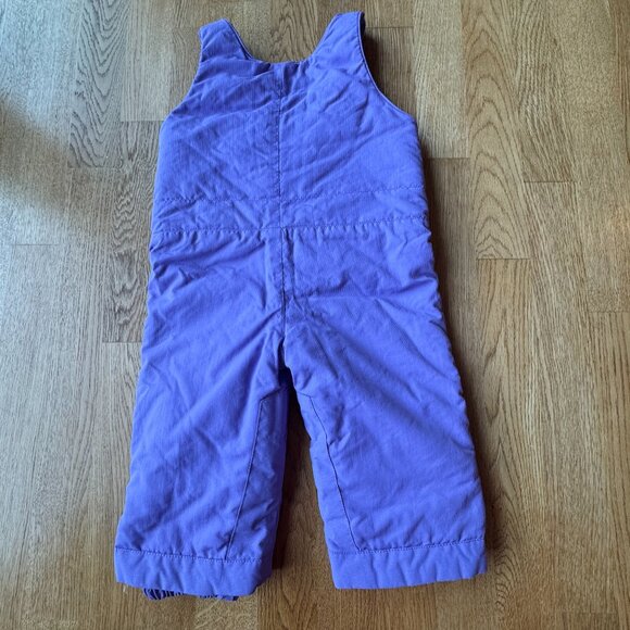 Children's Place Purple Snow Bib Overalls Size 12-18 Months - Picture 5 of 9